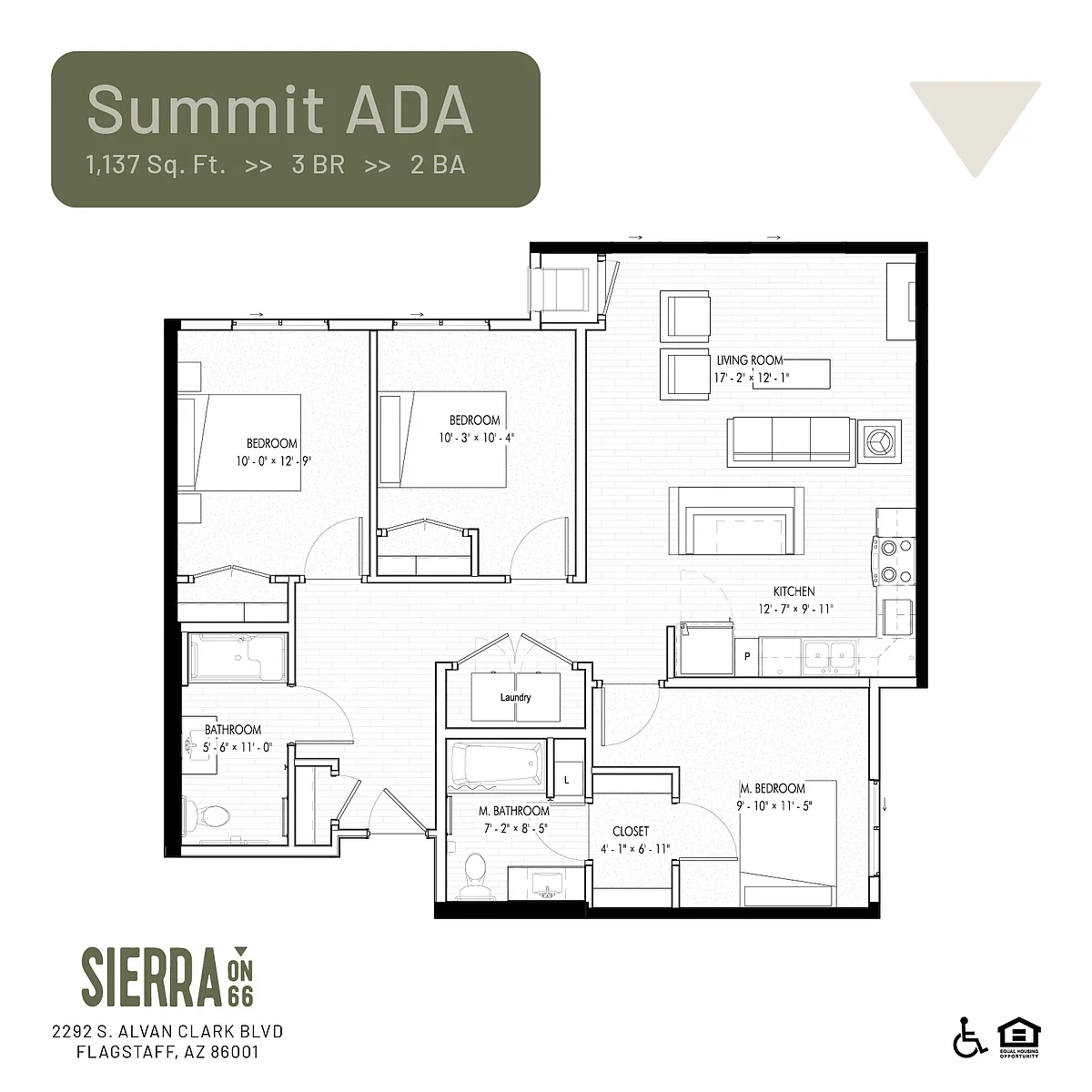 Floor plan Summit ADA