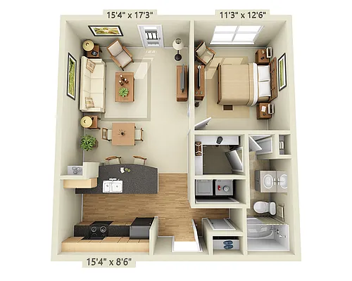 Floor plan Lakeside - Barletto