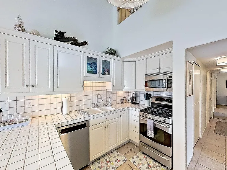 Kitchen stocked with just about everything you might need.