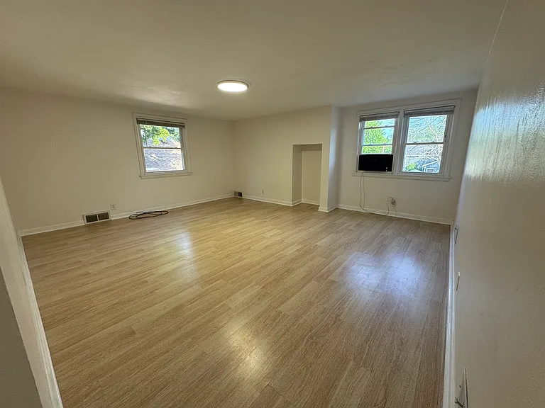 Window AC unit included with the rental