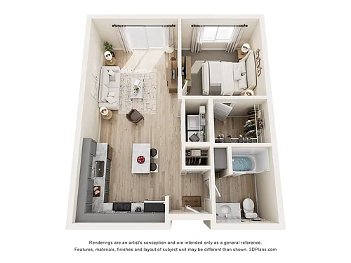 Floor plan Oaks II Grove ADA