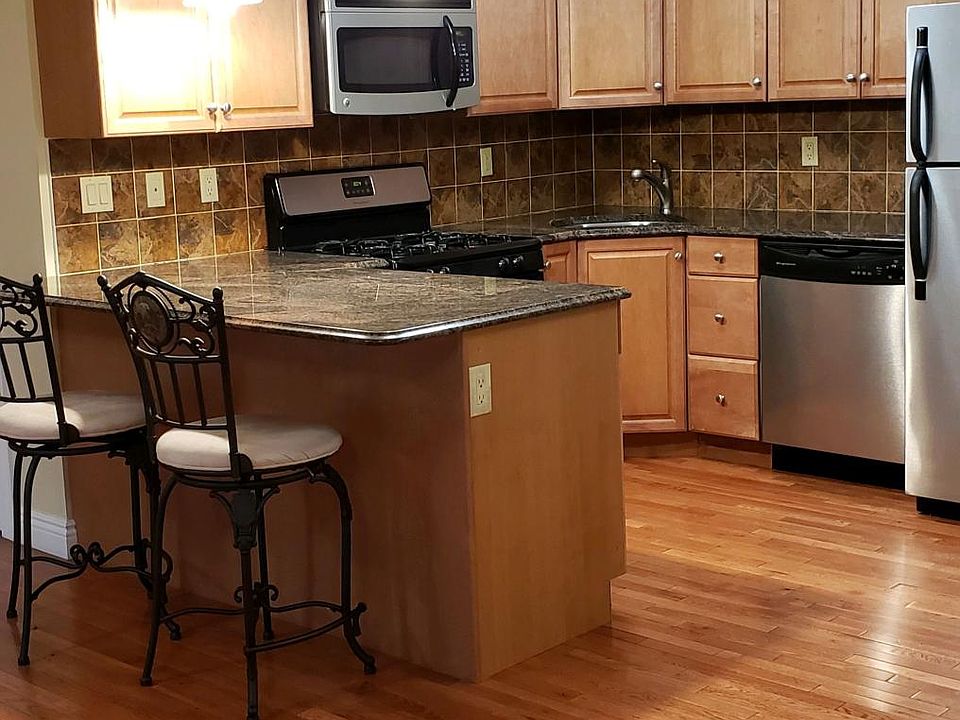 Pendant lights over Breakfast bar