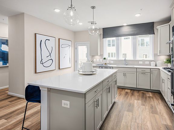 Rear Kitchen with Access to the Optional Deck