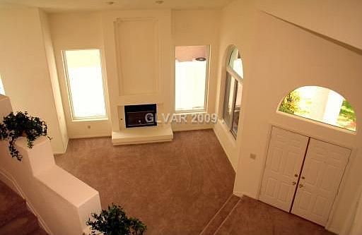 Living Room Viewed from second-story landing