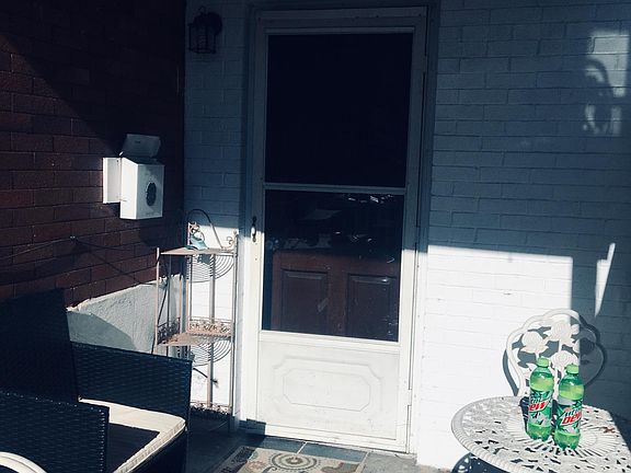 Front door and patio