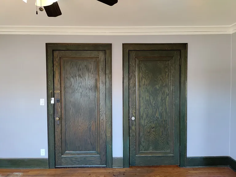 beautiful doors and beautiful crown molding