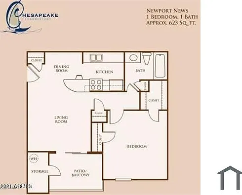 1 bed, 629 sqft, $1,500 — Photo 2