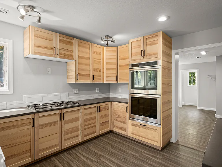Kitchen with Stainless steel appliances