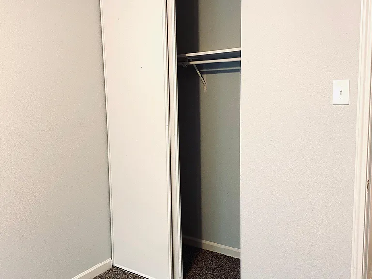 Upstairs back bedroom closet