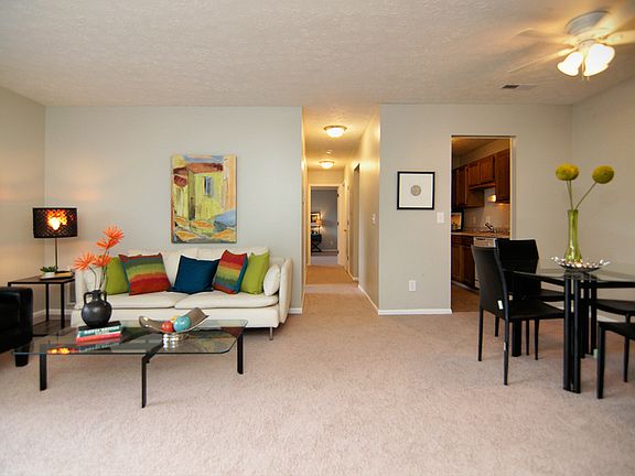 Living, Dining, Hall, and Kitchen