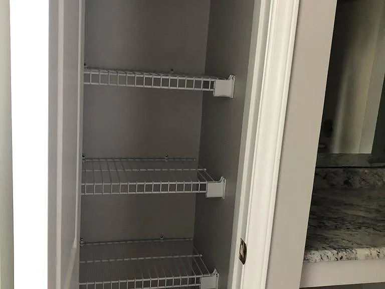 Linen closet in master bath