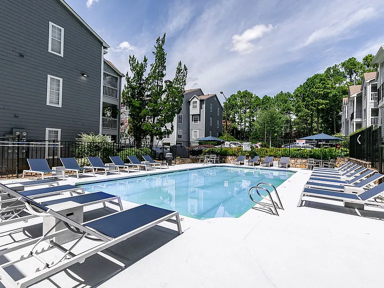 Sparkling Lap Pool with Cabana.