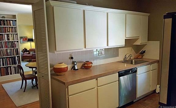 Kitchen toward dining room.