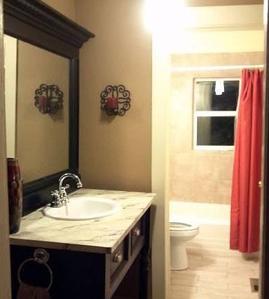 Bath with Vanity Room