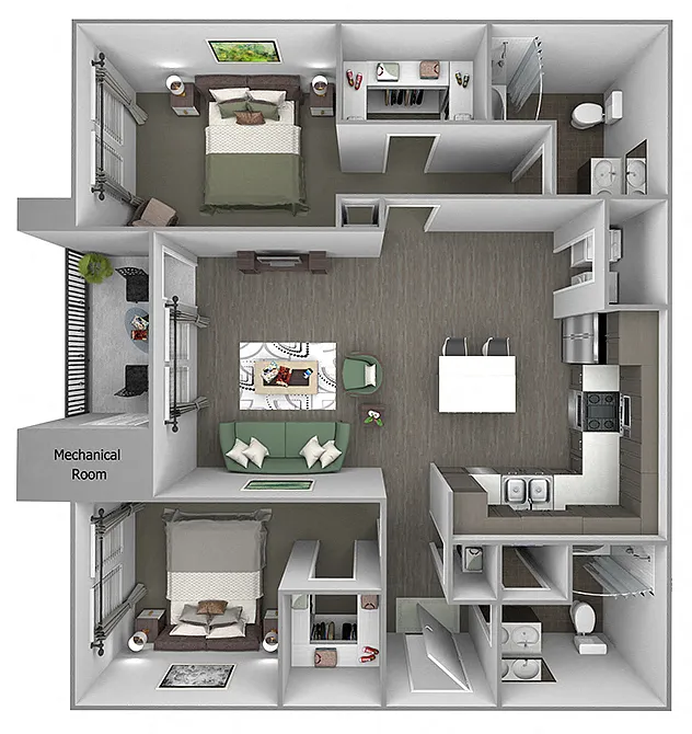 Floor plan B3 (Carquinez)