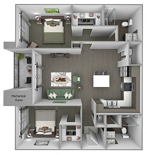 Floor plan B3 (Carquinez)