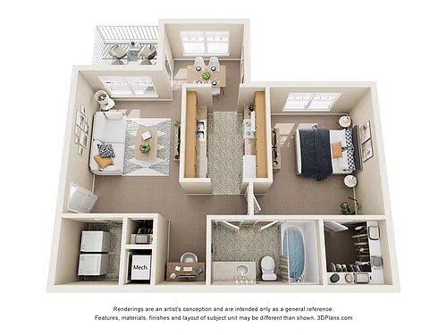 Floor plan Saluda