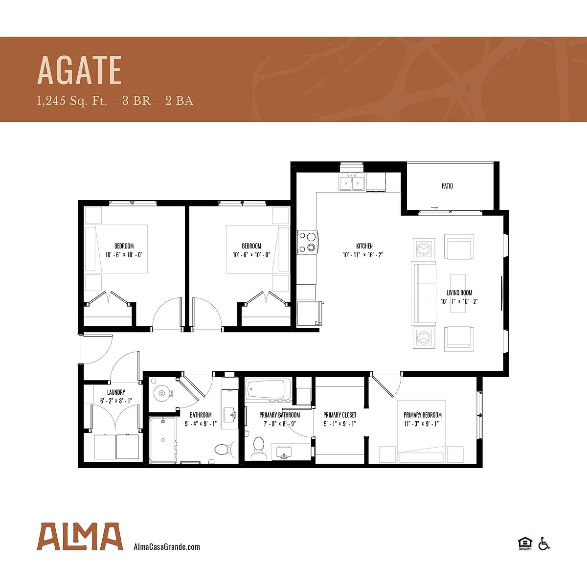 Floor plan Agate