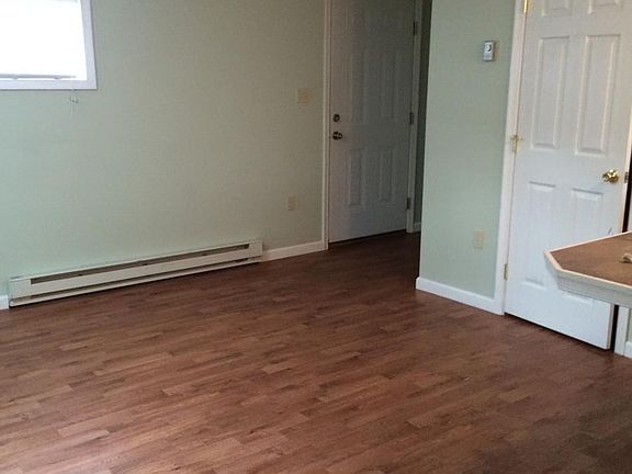 Living area and entrance door