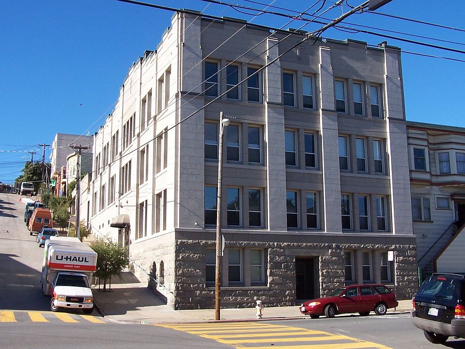 front of building