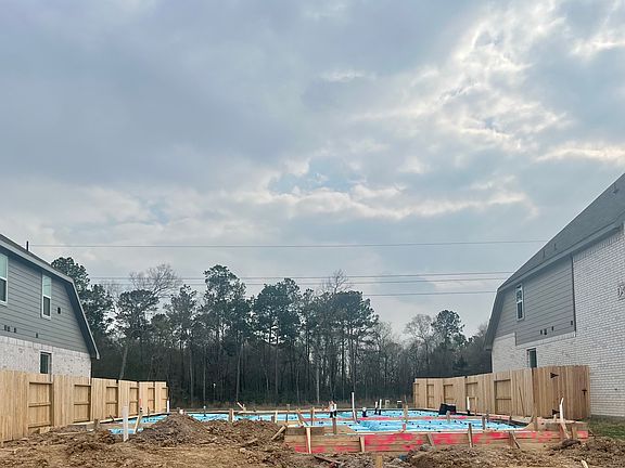 Construction progress - 3481 Acacia Grove lot