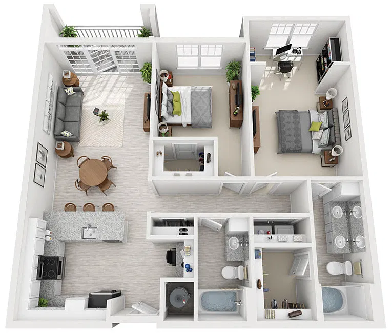 Floor plan B7