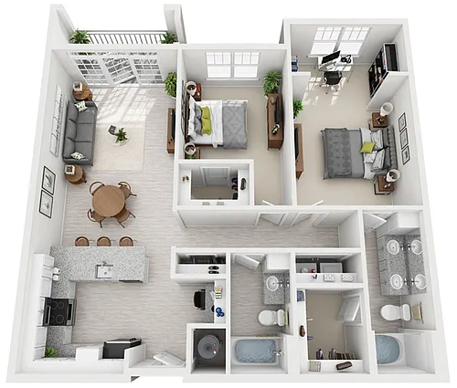 Floor plan B7