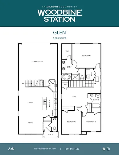 Floor plan 3384 Stella Court