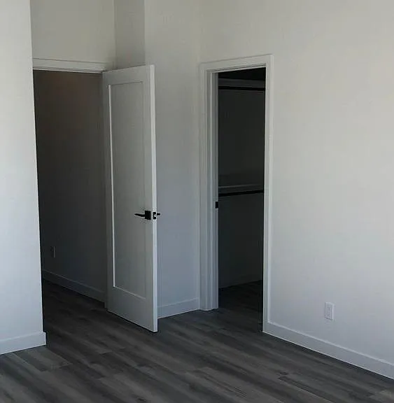 primary looking at walk in closet