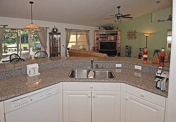 Open concept kitchen