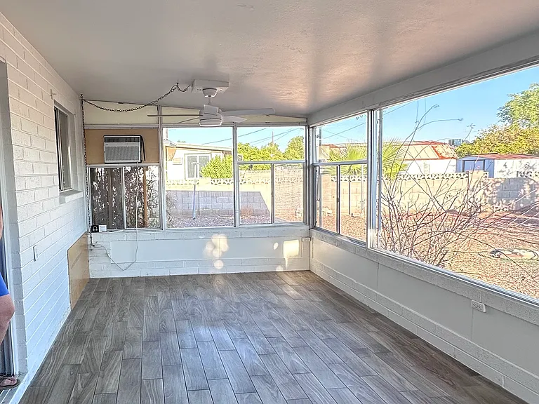 Enclosed patio