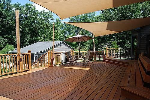 Decking with Shade