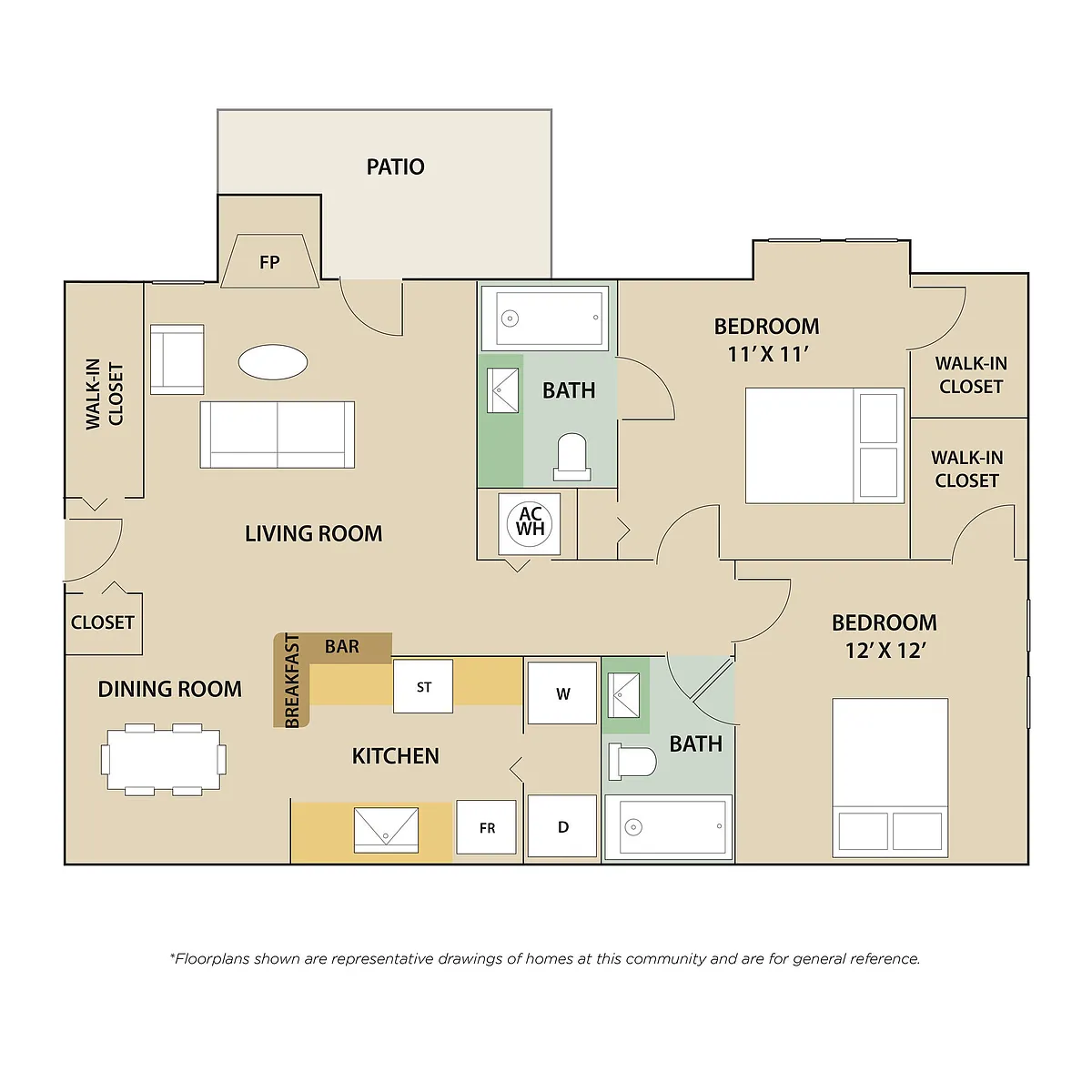 Floor plan Waterford