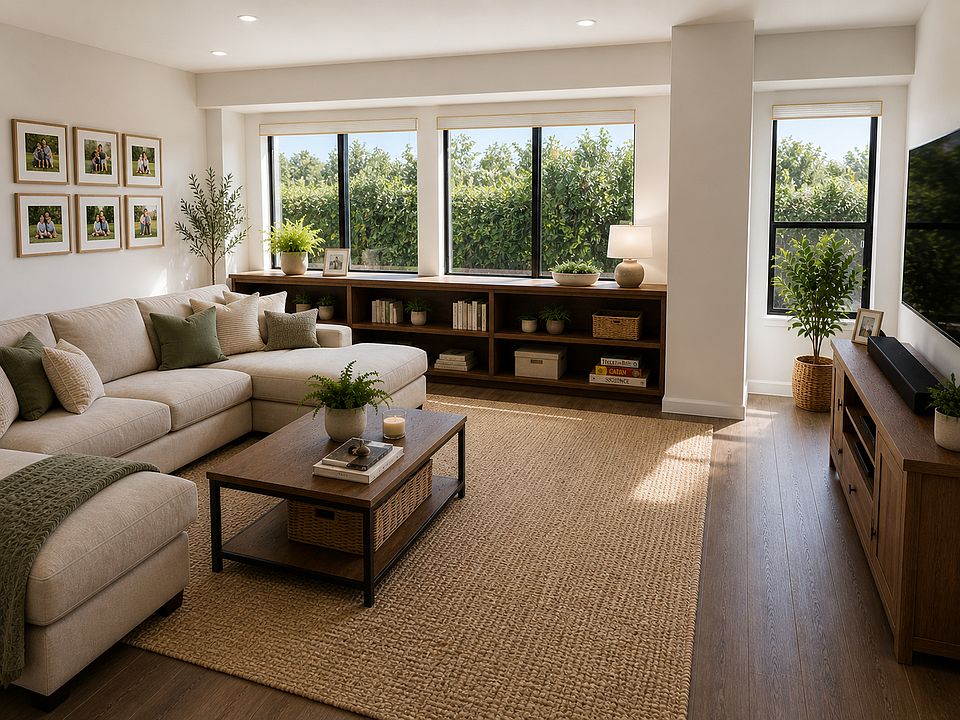 1 Family room virtually staged