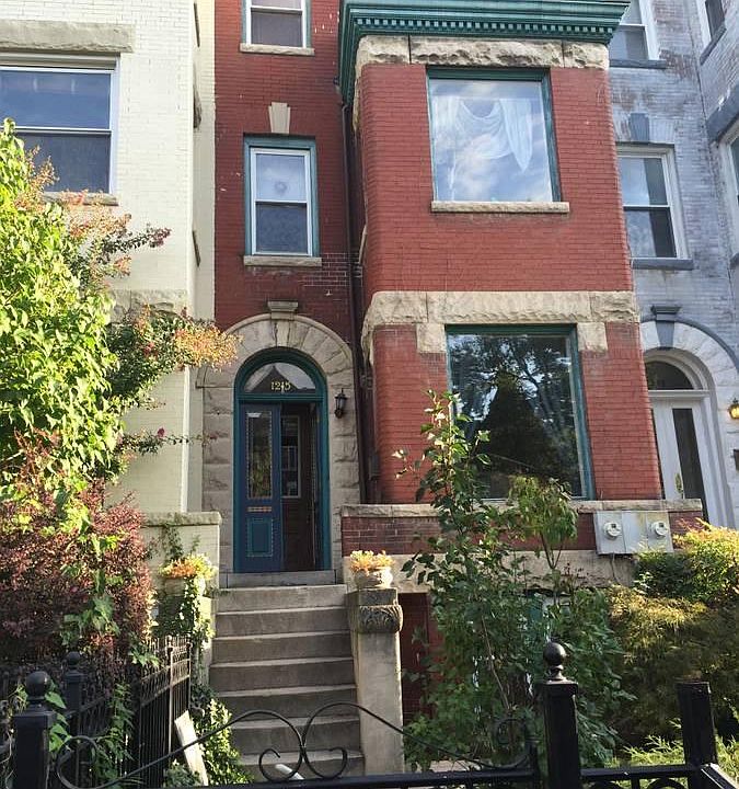 Rental apartment is on the lower level, entrance to the right/under the main steps. I live above.