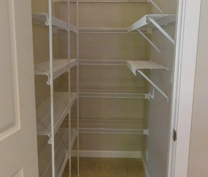 Large Pantry Closet in Kitchen