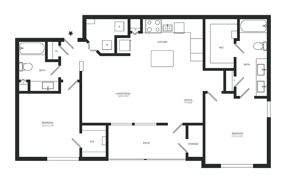 Floor plan Broadlake