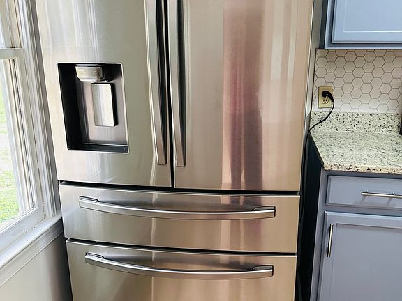 Brand new fridge in the kitchen