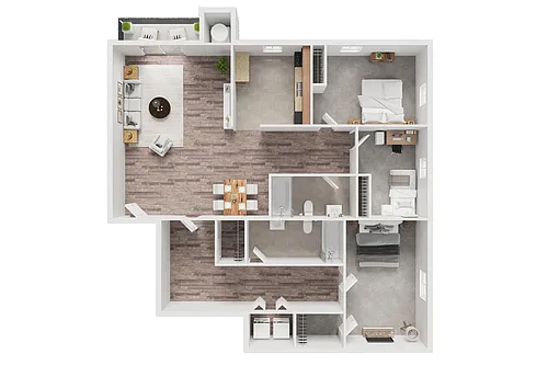 Floor plan 3 Bedroom