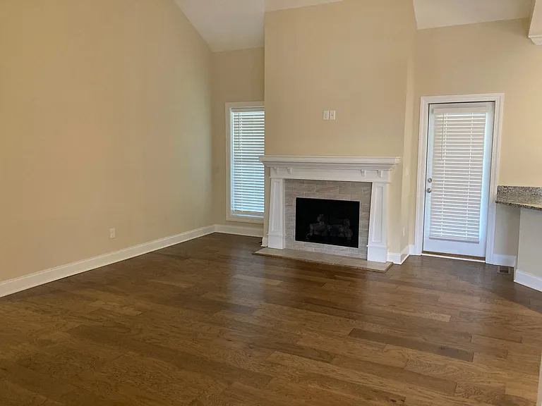 DEN WITH GAS FIREPLACE