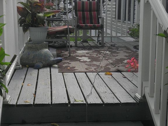 Front deck