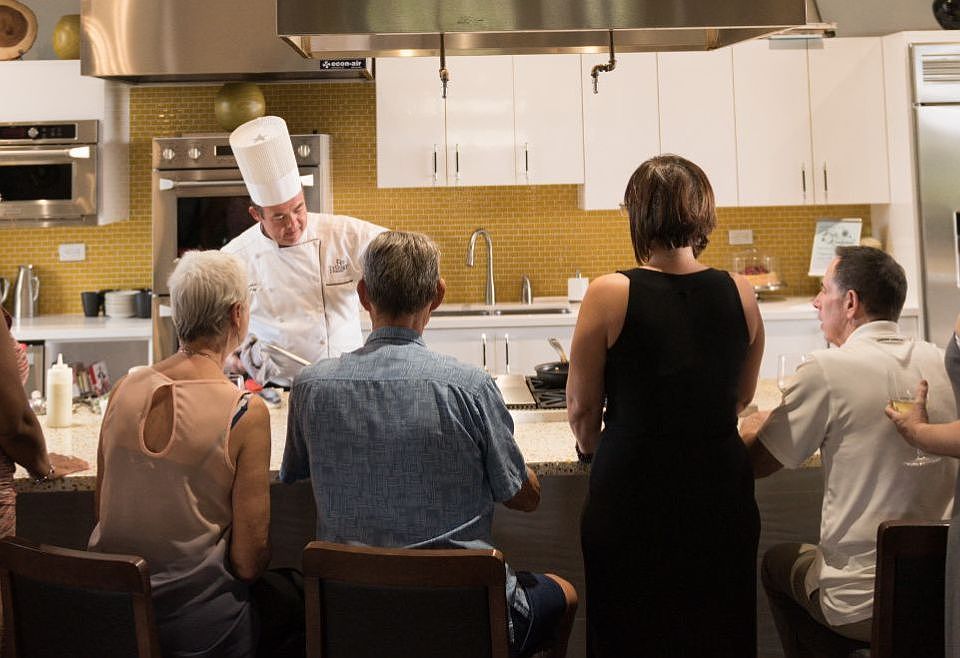 Chef Demo in the Culinary Kitchen