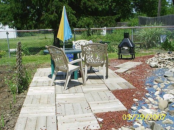 Deck by Pond