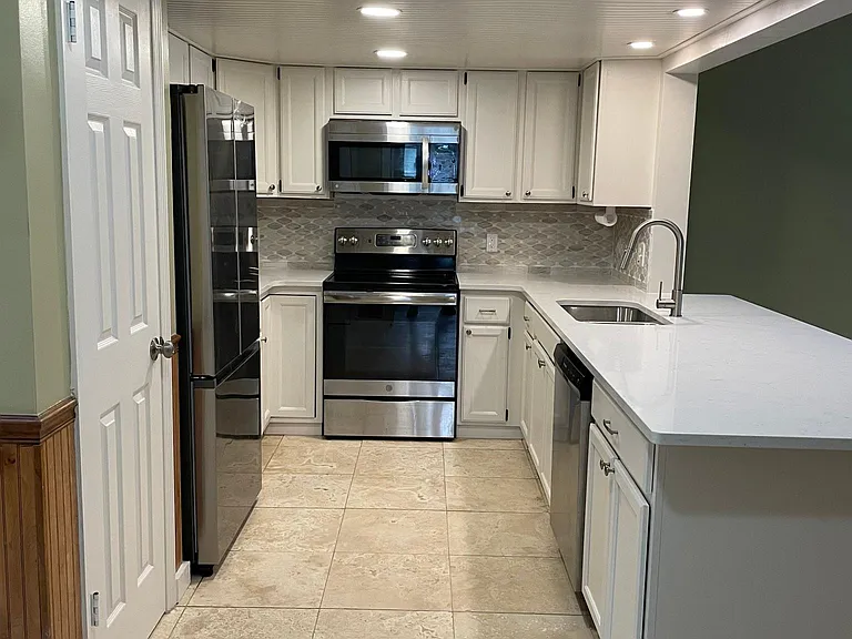 Kitchen view from hallway