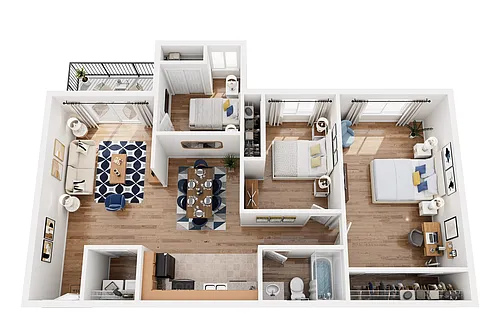 Floor plan 3 Bedroom