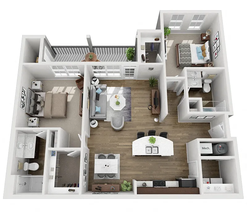 Floor plan B2