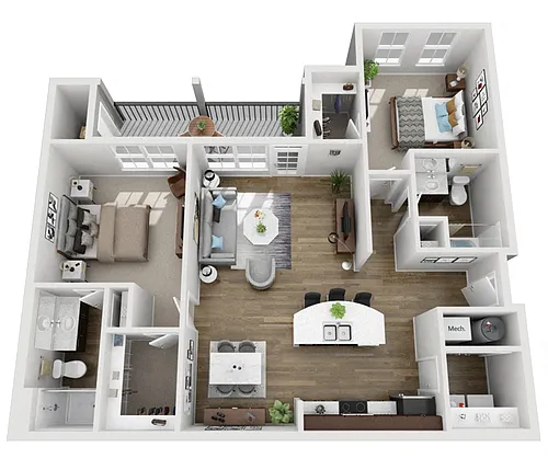 Floor plan B2