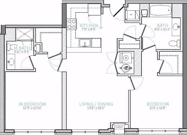 2B-2 floor plan Estuary