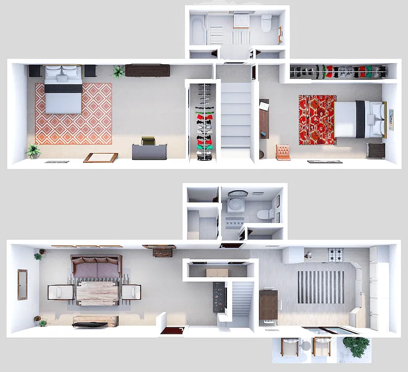 Floor plan Thompson