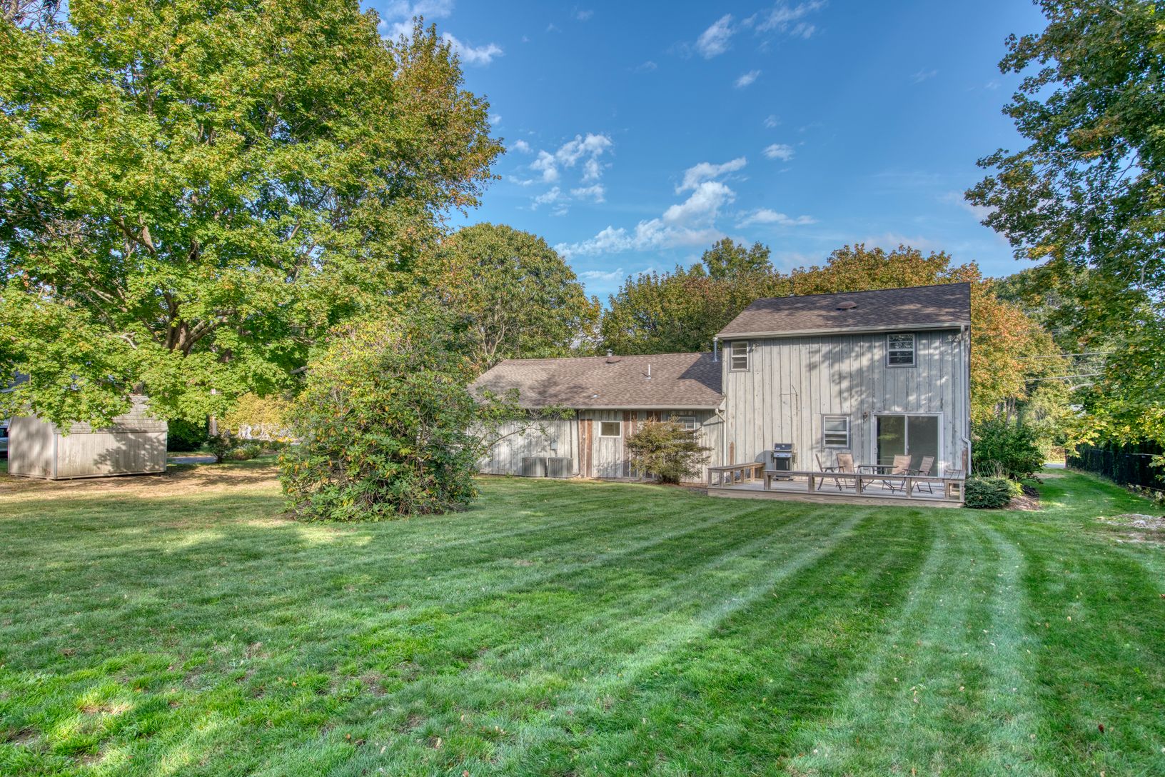 There is plenty of room for a pool.